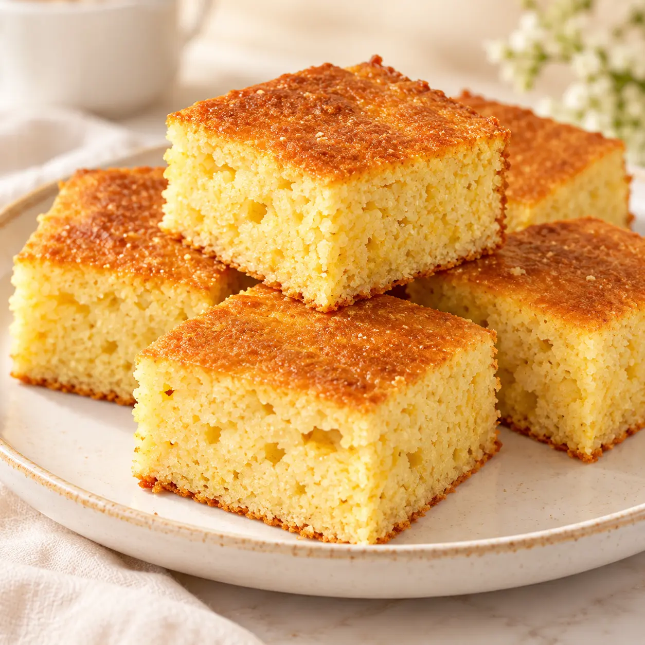 Pan de elote. Pan de elote hecho con maíz tierno, de textura suave y sabor casero.